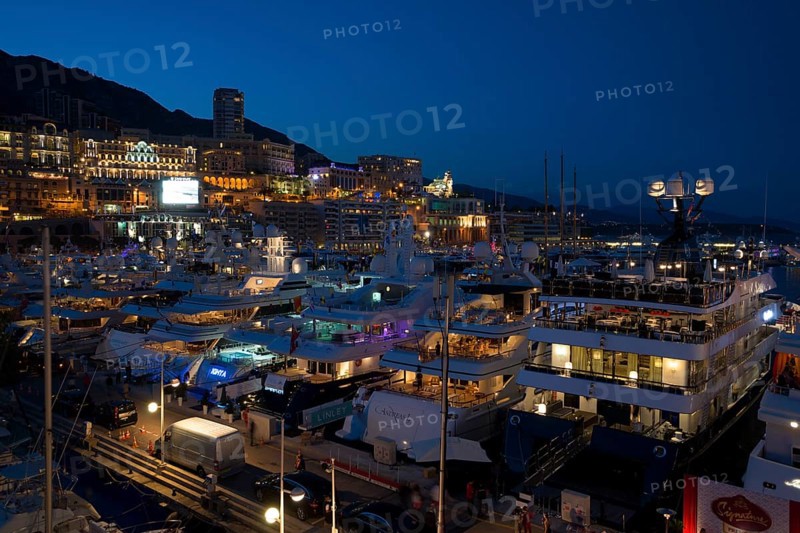 Yachts in Port Hercules or Port Hercule