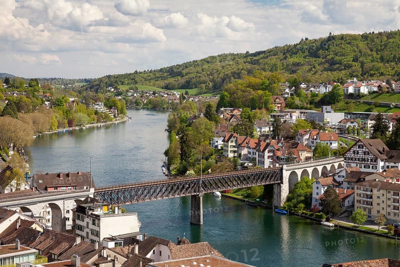 View from Munot Fortress over the town
