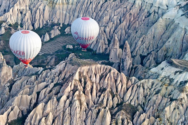 Hot air balloons