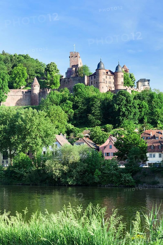 Burg Wertheim castle ruins and Main river