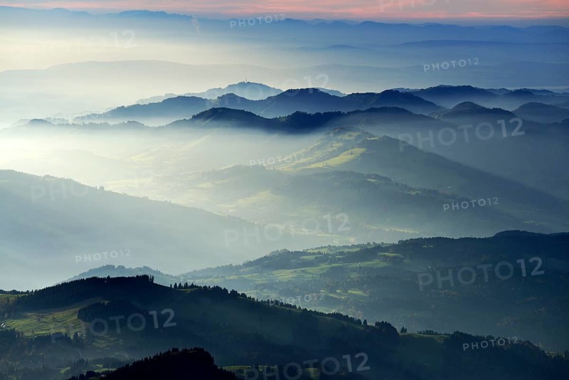 View from Mt Saentis of the Central Alps