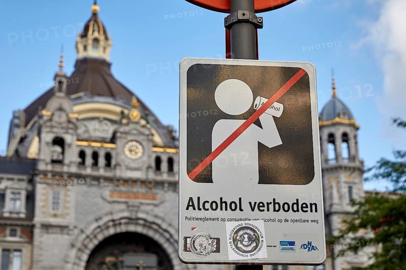 Signs in the city centre