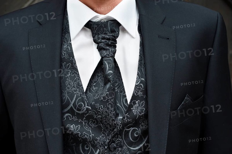 Groom wearing a suit