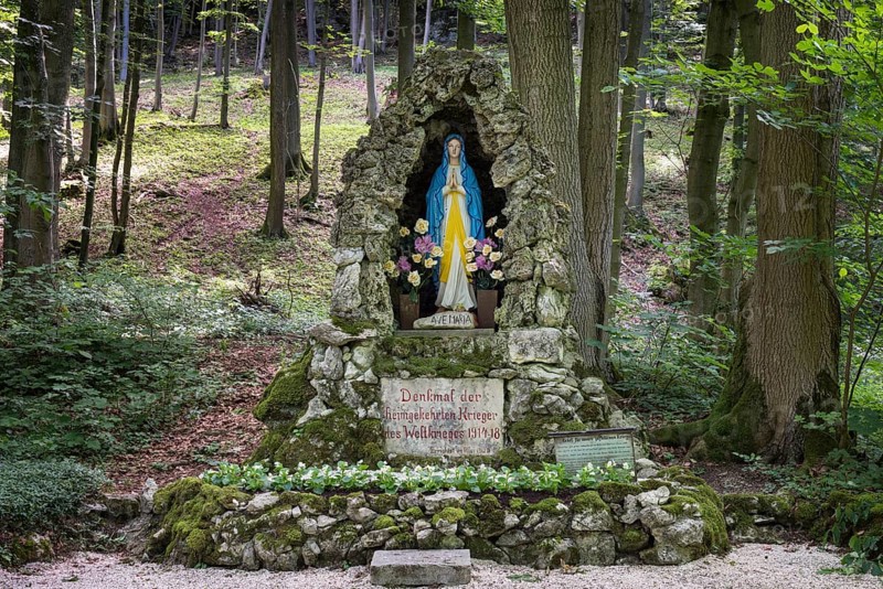 Virgin Mary statue