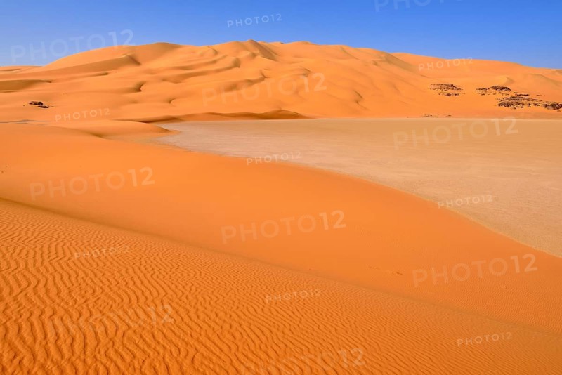 Sand dunes and playa