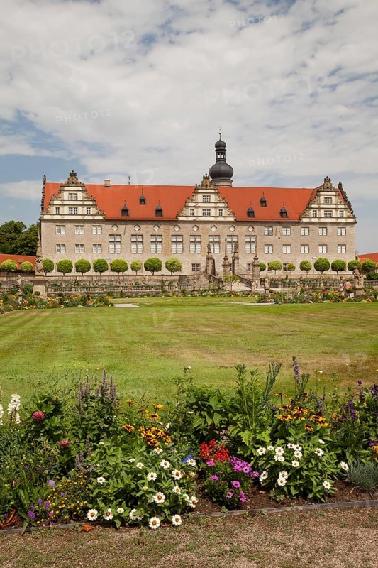 Palace Garden and Schloss Weikersheim Palace