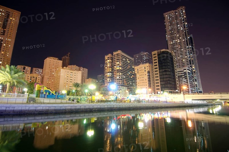 Skyline at night