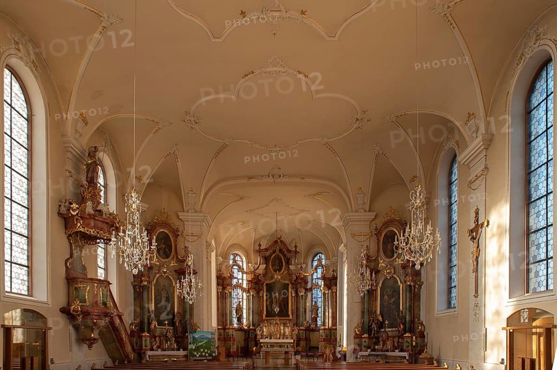 Chancel of the parish church of St. Johann Baptist