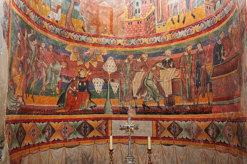 Fresco of the Entombment of Christ
