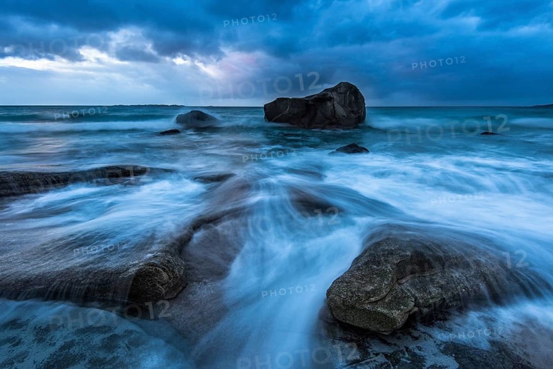 Rocks on the beach Utakleiv