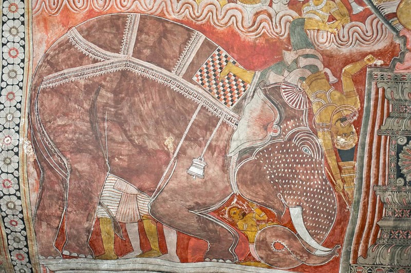 Colourful wall painting