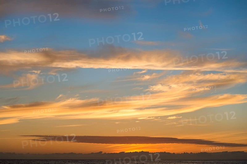 Sunset over Bartolome Island