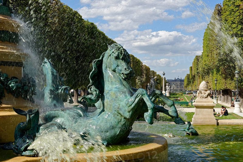 Carpeaux Fountain or Fontaine des Quatre-Parties-du-Monde
