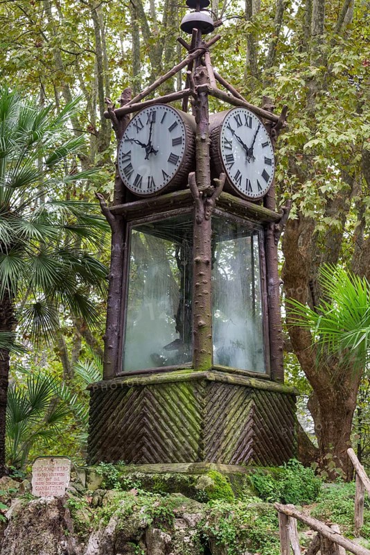 Water clock in the park at the Pincio
