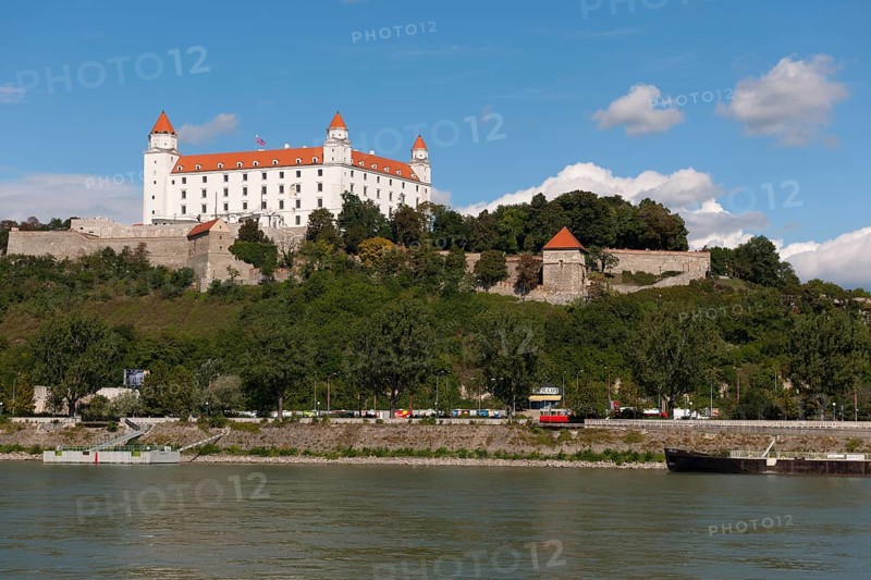 Bratislava Castle on the Danube