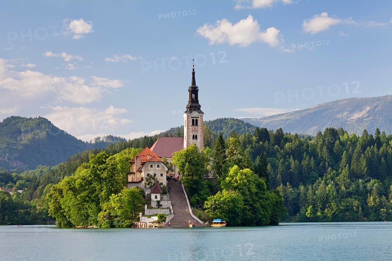 Bled island with St. Mary's Church