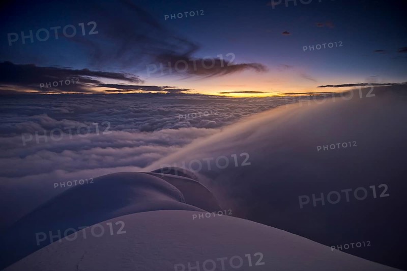 Sunrise at the summit of Cotopaxi Volcano