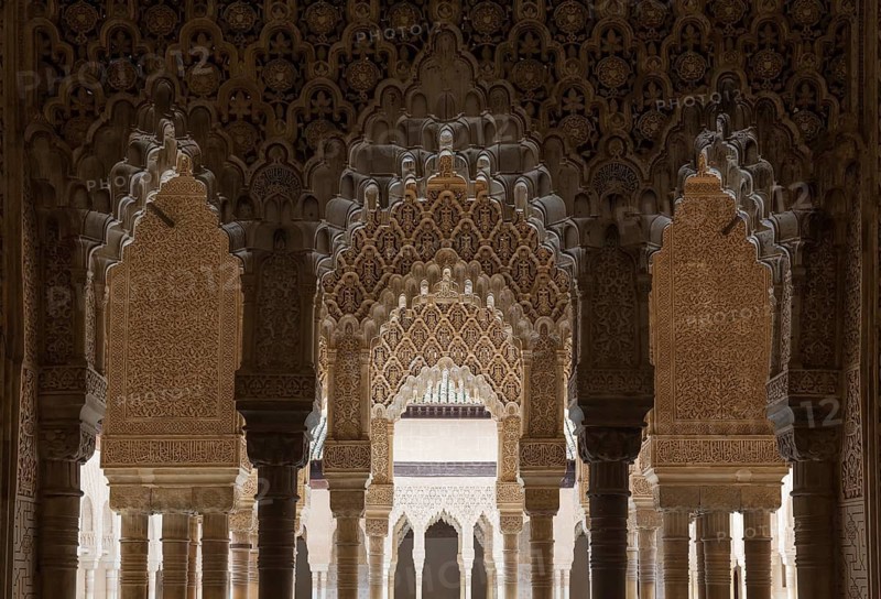 Detail of the Court of the Lions
