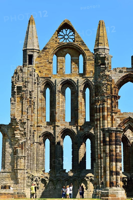 The ruins of Whitby Abbey that inspired Bram Stoker to his masterpiece 'Dracula'