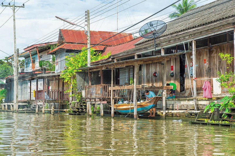 Houses by the water