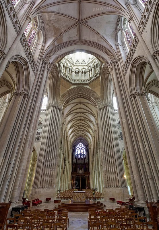Gothic Coutances Cathedral