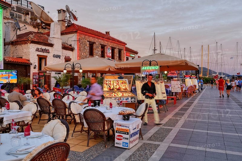 Promenade at dusk