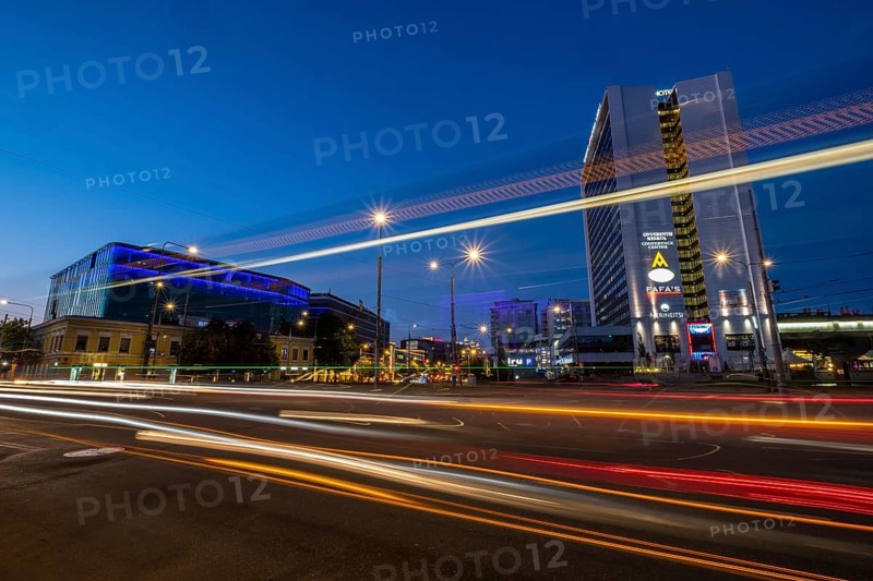 Traces of light in the evening