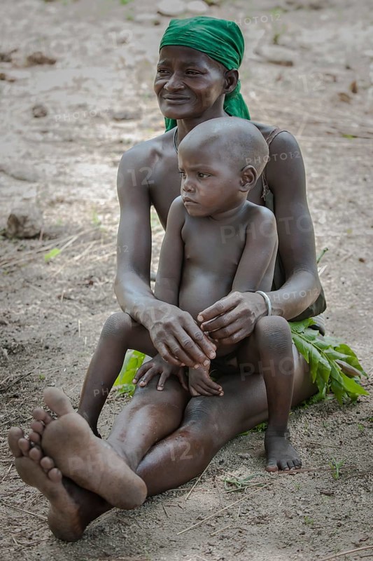 Woman and child of the Koma people