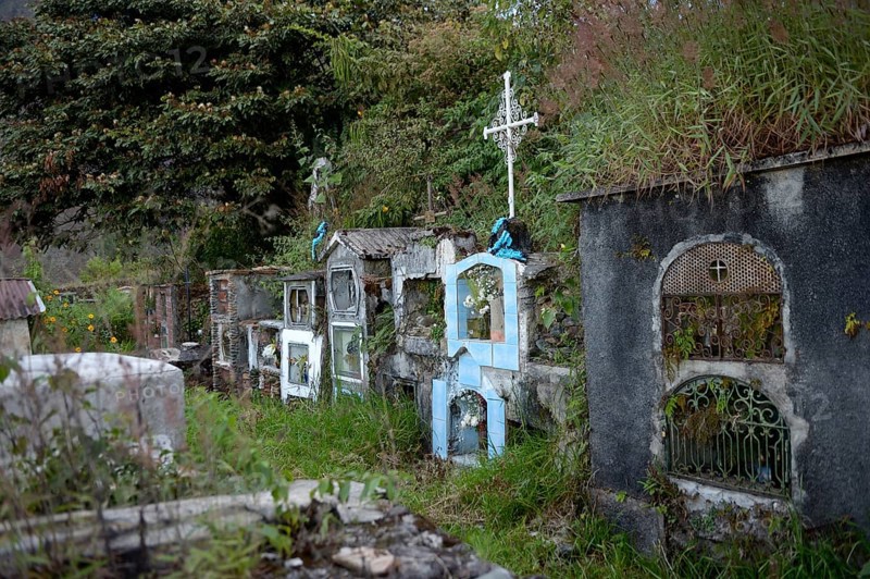 Dilapidated cemetery