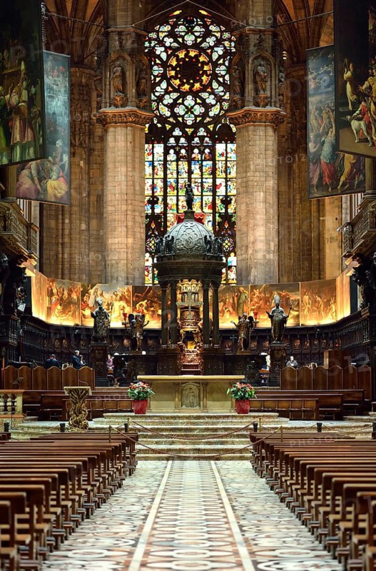 Choir and altar