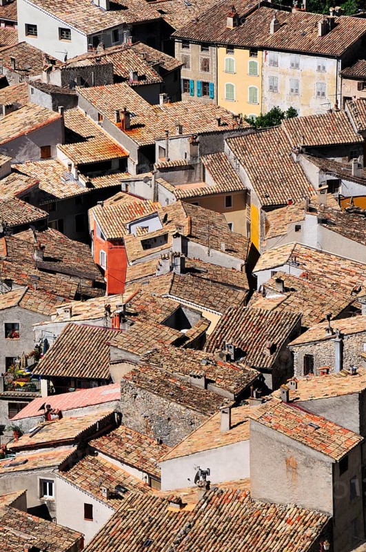 View over the rooftops of the historic centre
