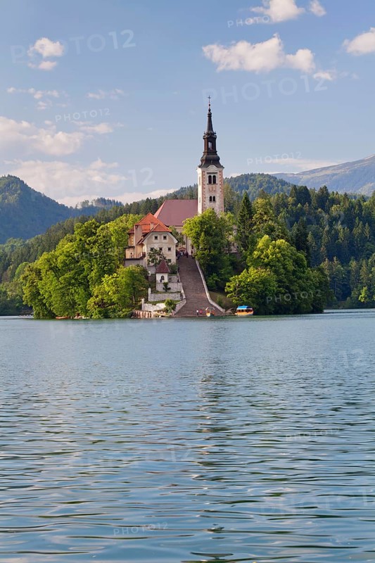 Bled island with St. Mary's Church