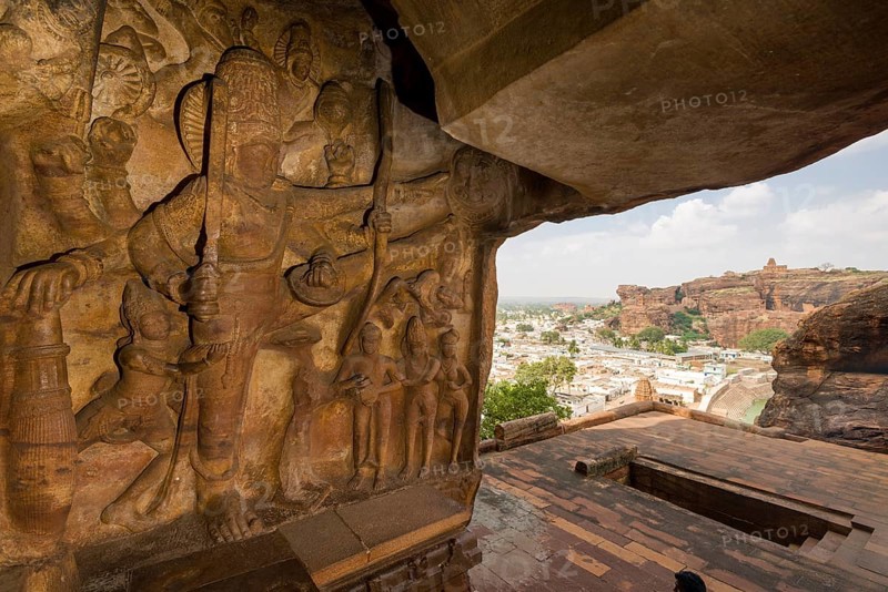 View from Badami Caves