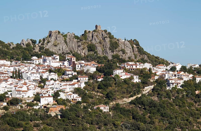 The White Town of Gaucin below a Moorish fort