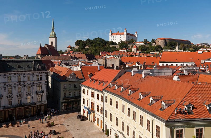 View over the Hlavne namestie main square