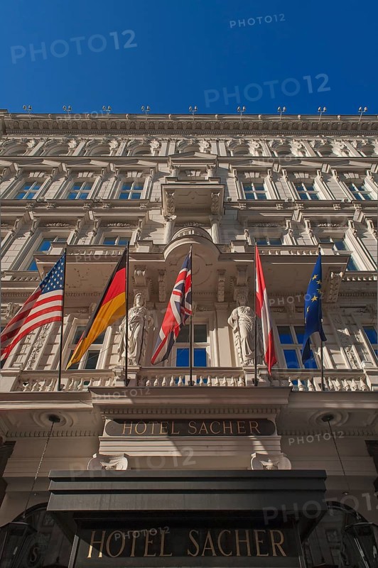 Main facade of Hotel Sacher