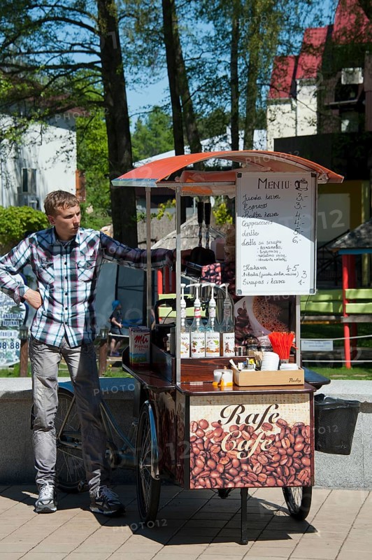Coffee stall on a bike