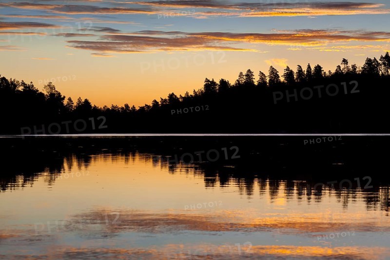 Sunrise at a lake