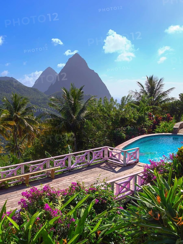 Gros Piton and Petit Piton