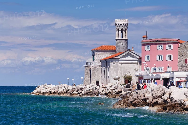 Promenade with Church of San Clemente