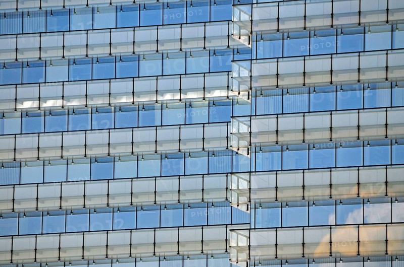 Glass facade