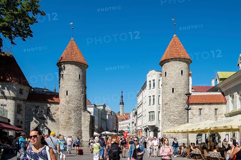 Medieval town gate to the old town