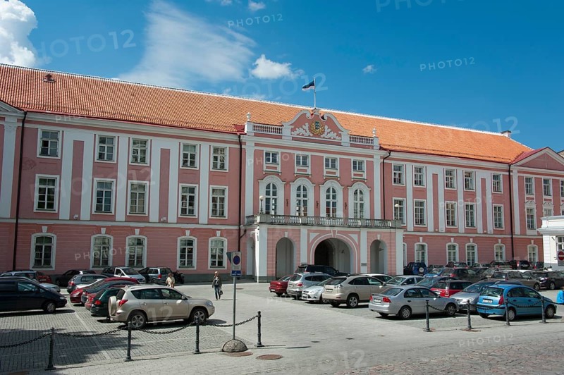 Parliament building in a wing of Toompea Castle