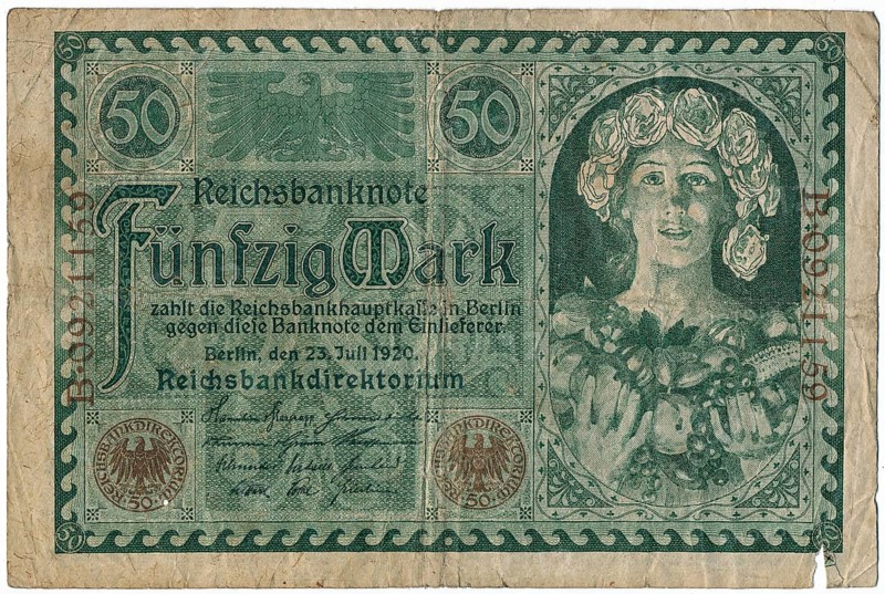 Old banknote