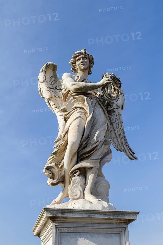 Bernini statue on Ponte Sant'Angelo bridge
