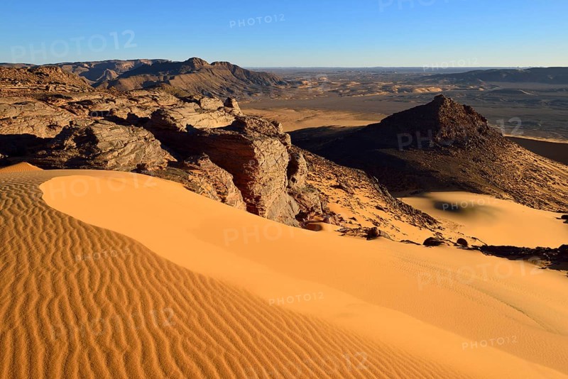 Western escarpment of Tadrart plateau
