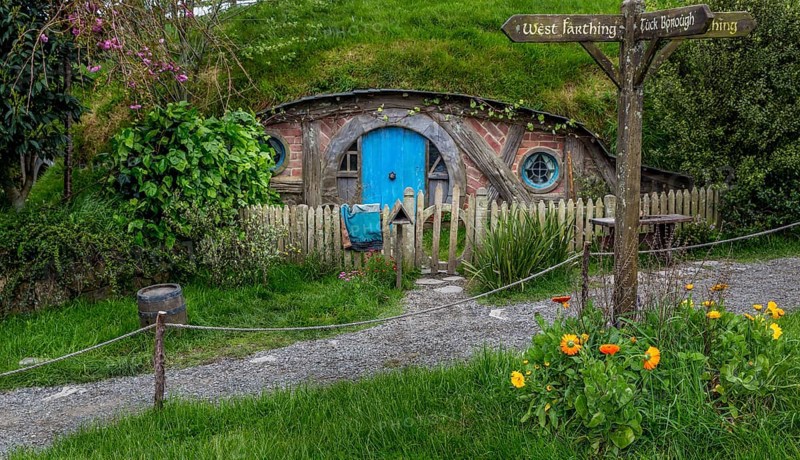 Hobbit-hole in Hobbiton