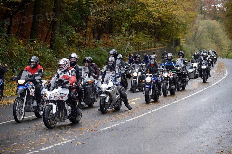 Memorial ride for motorcyclists