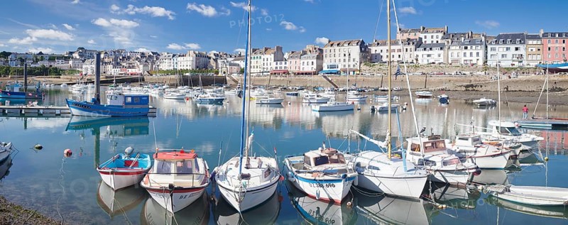 Boats in the port of Douarnenez