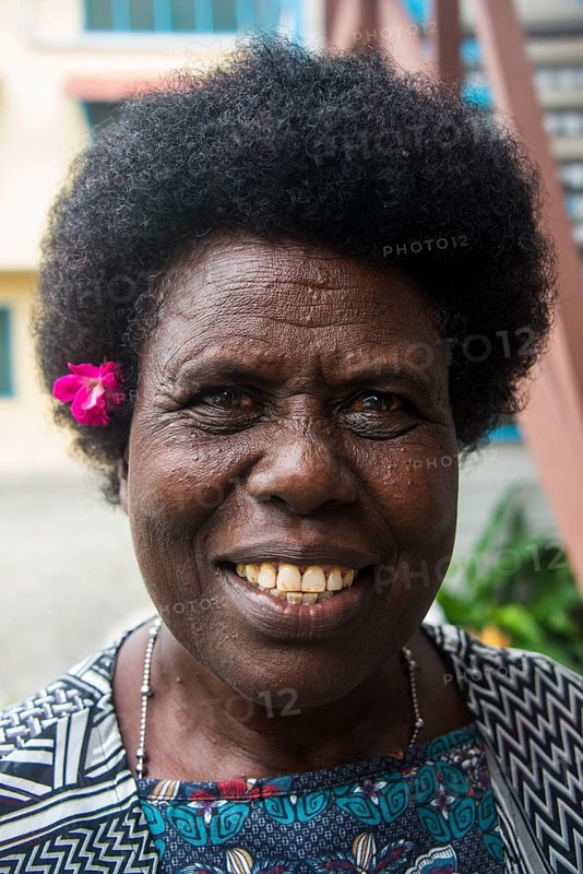 Friendly older woman